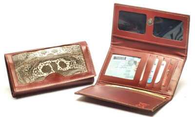 Billetera dama triple Iguana . BILL 64