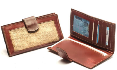 Billetera dama doble de Pelo. BILL 02