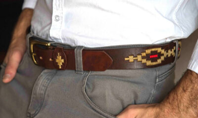 Cinturón Rombos Marrón