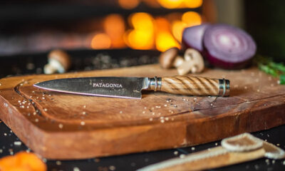 Cuchillo Madera Galoneada y Alpaca