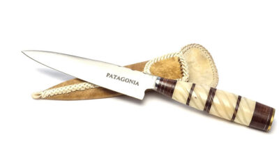 Cuchillo "Hueso Galoneado y Bronce". CUCH 71