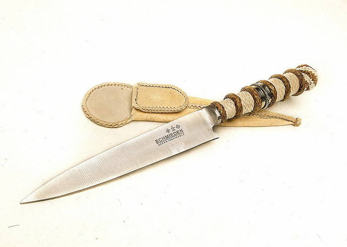 Cuchillo tejido ,"Anillo de Alpaca". CUCH 22 - Imagen 3