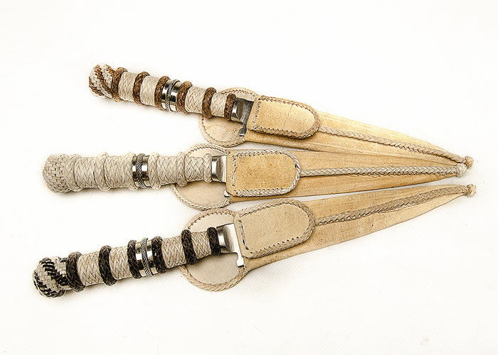Cuchillo tejido ,"Anillo de Alpaca". CUCH 22 - Imagen 4