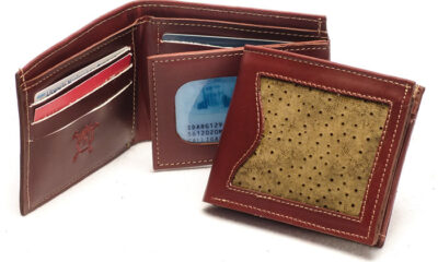 Billetera hombre Cuero Graneado con volante. BILL 52