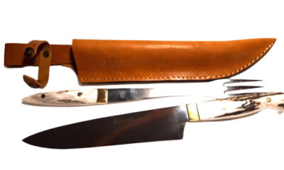 Juego "Cuchillo y Tenedor en Asta Gigante". CUCH 58
