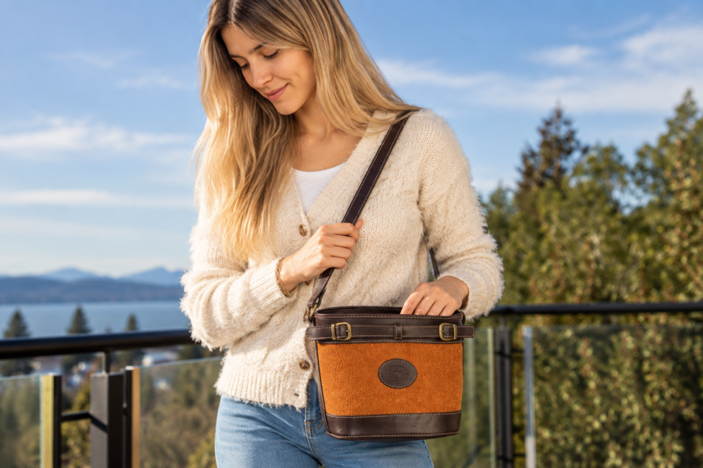 Cartera «Balde Chico de Carpincho». CART 04