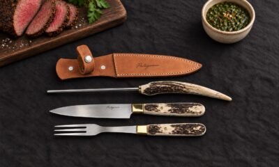 Juego «Cuchillo, Tenedor y Chaira en Asta Chico». CUCH 44 - Patagonia