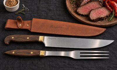 Juego «Cuchillo y Tenedor en  madera Gigante». CUCH 59 - Patagonia