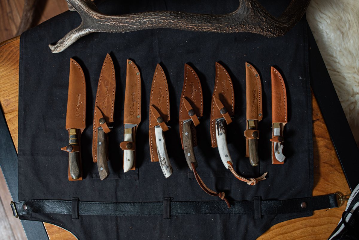 Colección de cuchillos artesanales